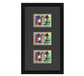 Framed Card Display - 3 Openings for the UltraPro or BCW 1Touch Magnetic Case (35pt)