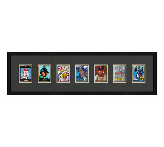 Framed Card Display - 7 Openings for the UltraPro or BCW 1Touch Magnetic Case (35pt)