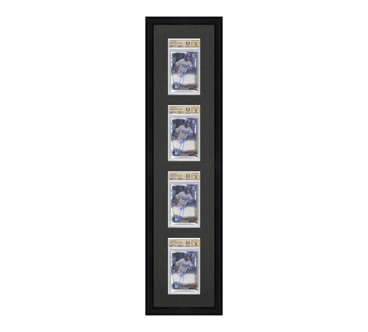 Card Frame Display - 4 Openings for BGS Graded Slabs