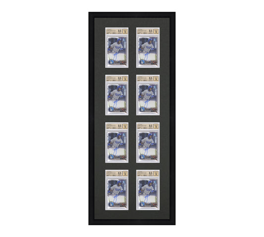 Card Frame Display - 8 Openings for BGS Graded Slabs