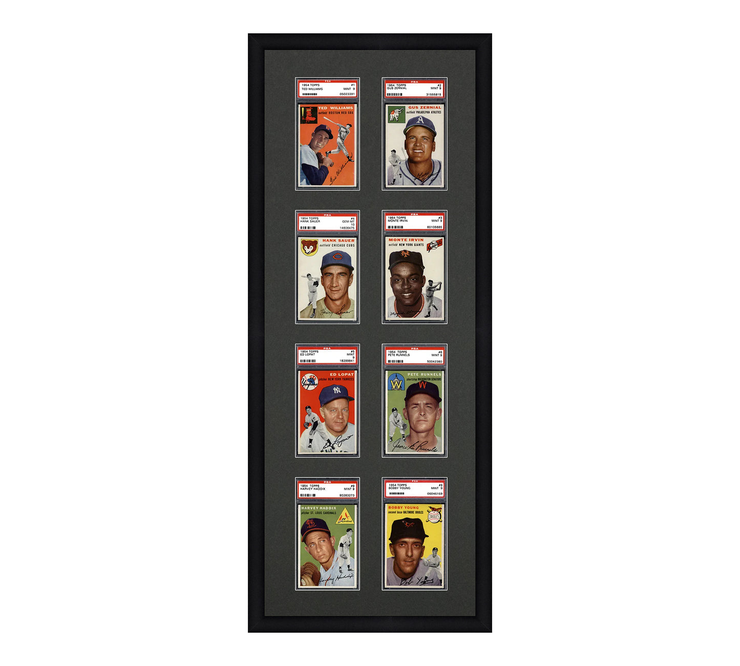 Card Frame Display - 8 Openings for PSA Graded Slabs