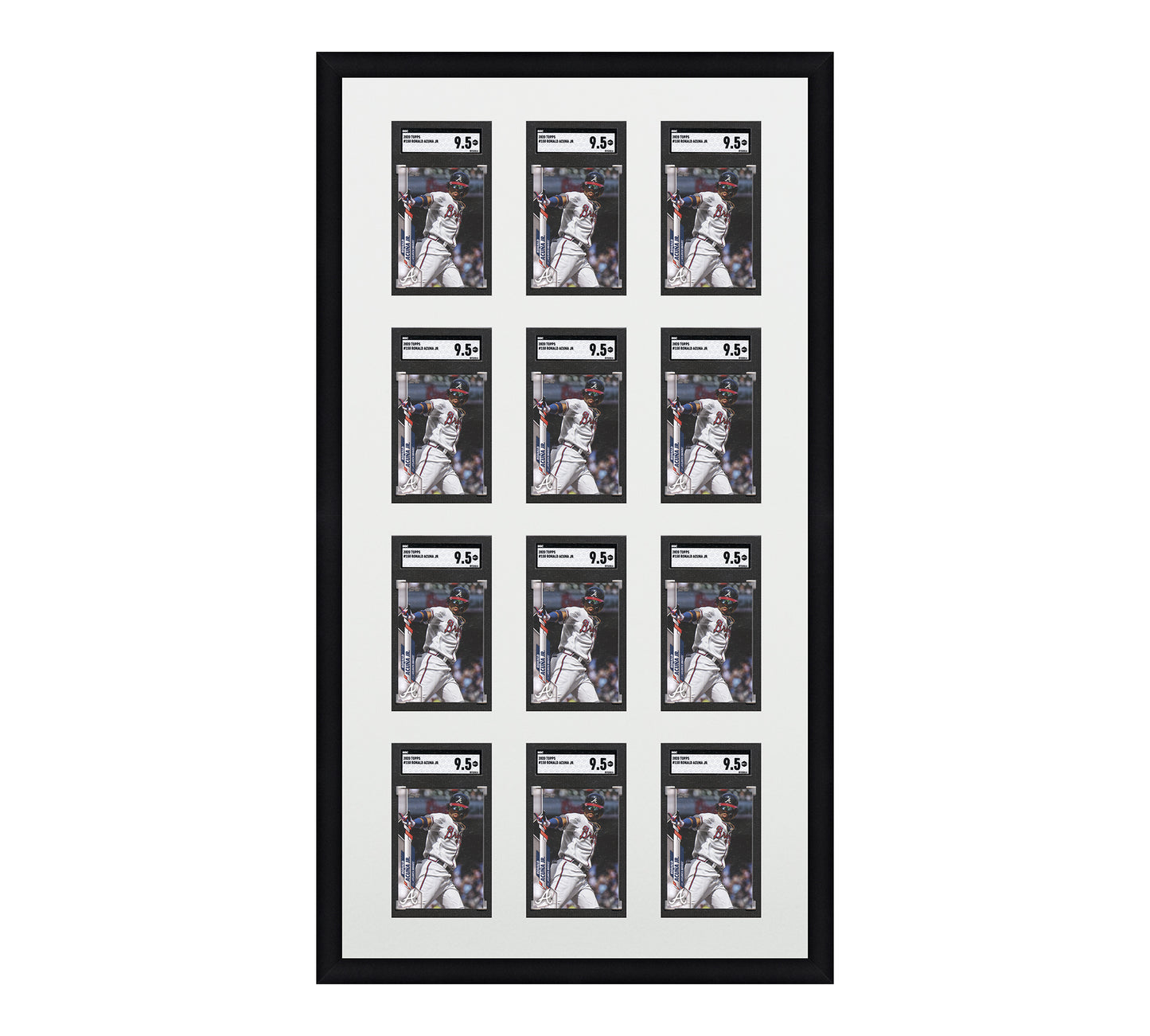 Card Frame Display - 12 Openings for SGC Graded Slabs