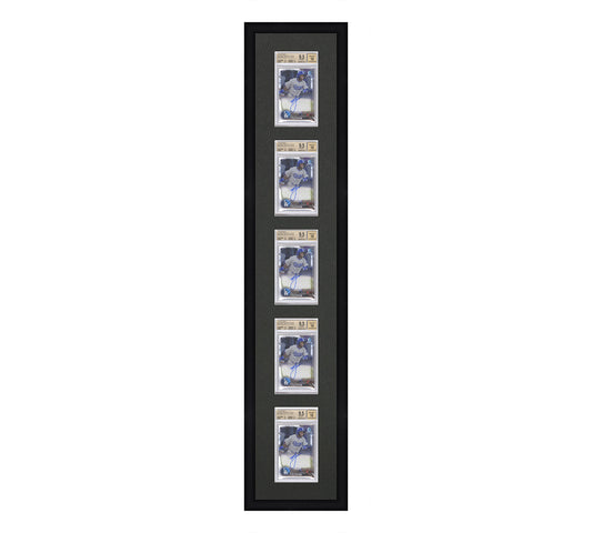 Card Frame Display - 5 Openings for BGS Graded Slabs