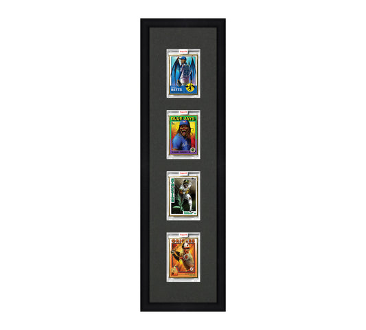 Framed Card Display - 4 Openings for Project 100, Project 70, or Project 2020 Slabs