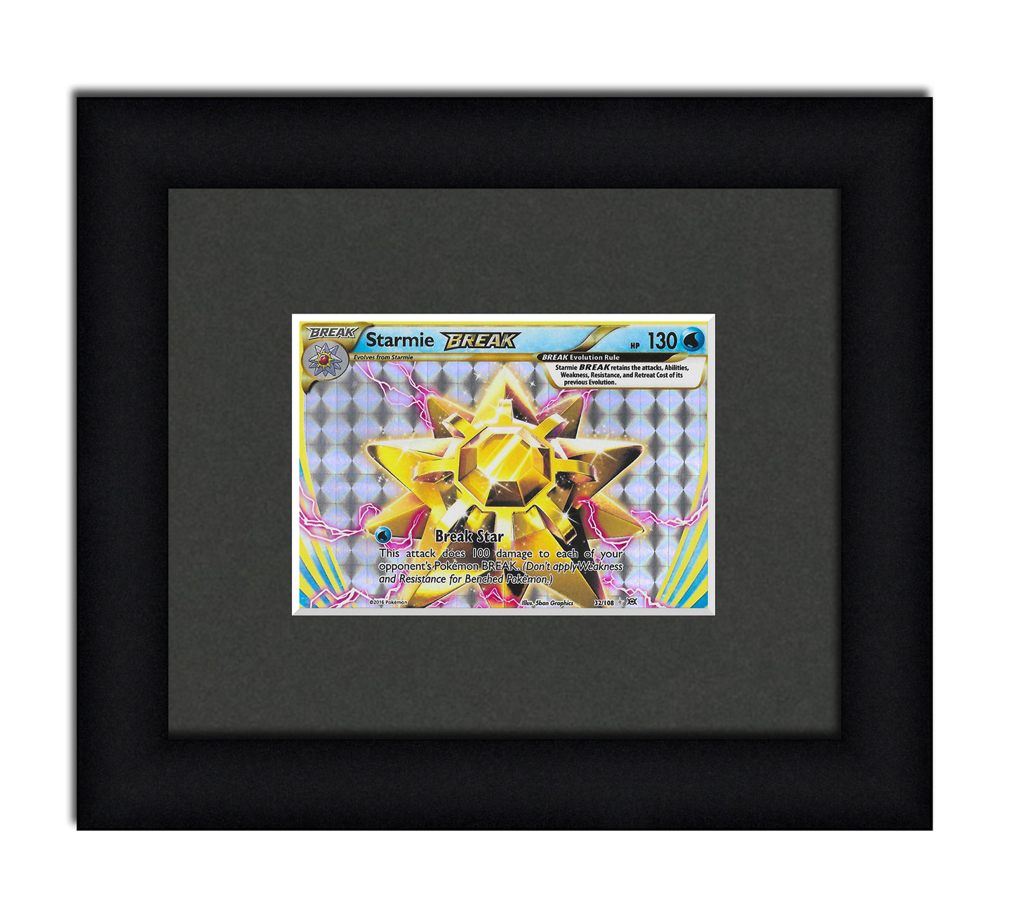 Framed Pokemon Card Display. Eeveelutions(CARDS NOT INCLUDED/FRAMES ONLY)